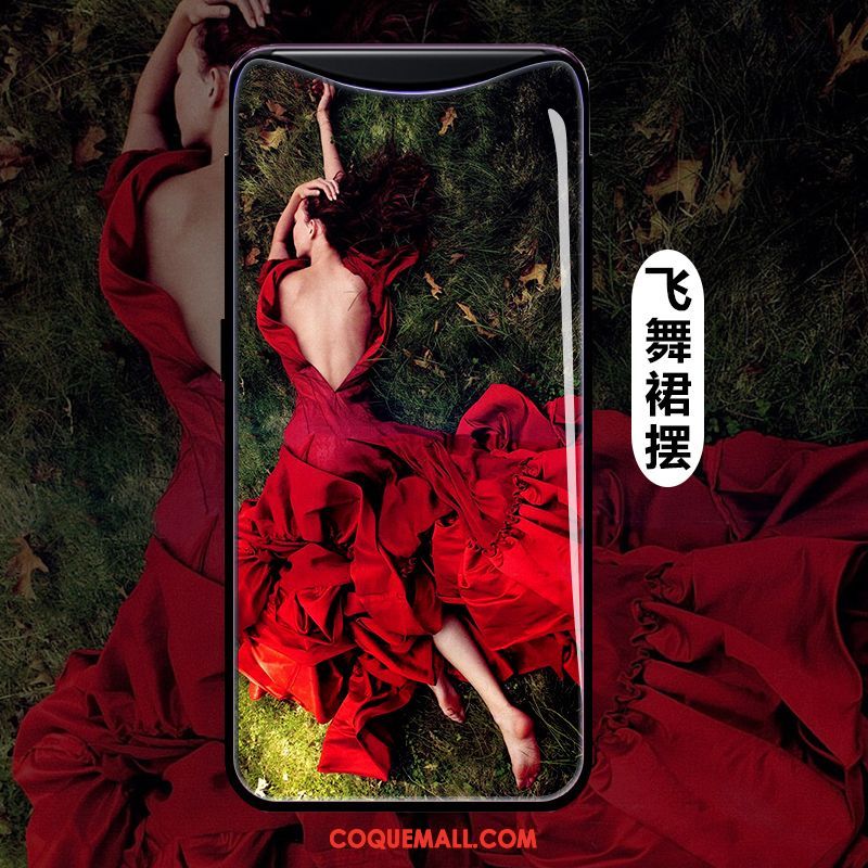Étui Oppo Find X Tendance Marque De Tendance Créatif, Coque Oppo Find X Incassable Net Rouge