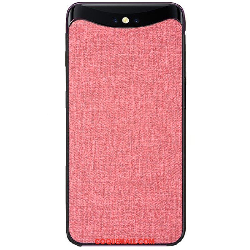 Étui Oppo Find X Téléphone Portable Créatif Net Rouge, Coque Oppo Find X Personnalité Protection