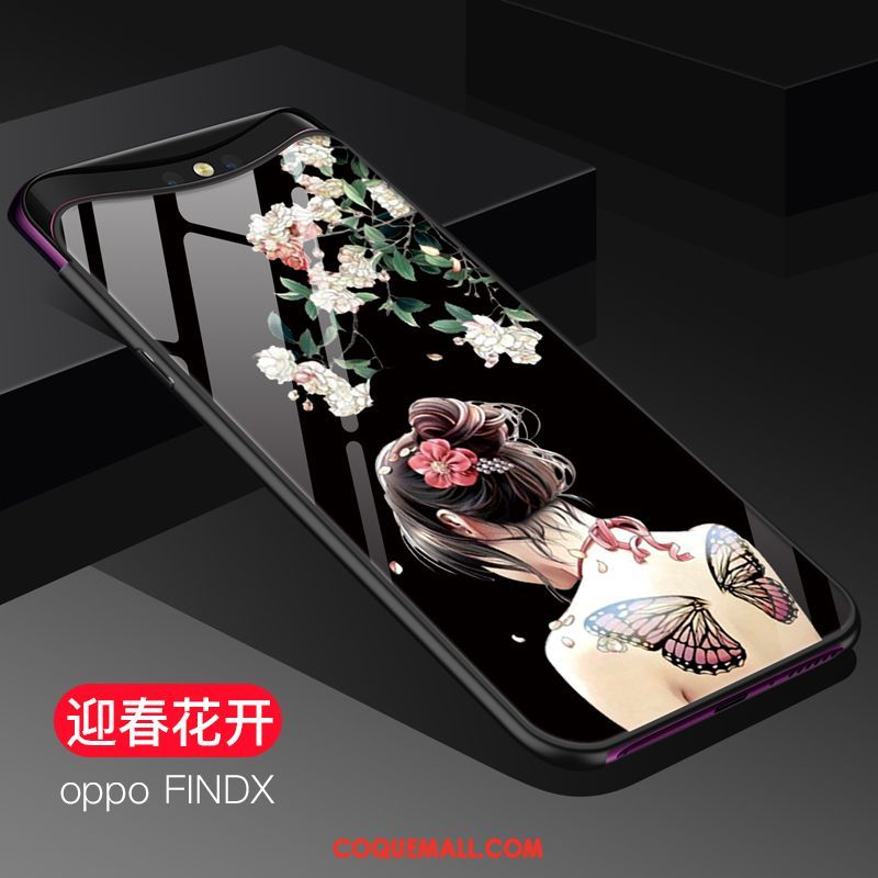 Étui Oppo Find X Téléphone Portable Personnalité Protection, Coque Oppo Find X Silicone Tendance