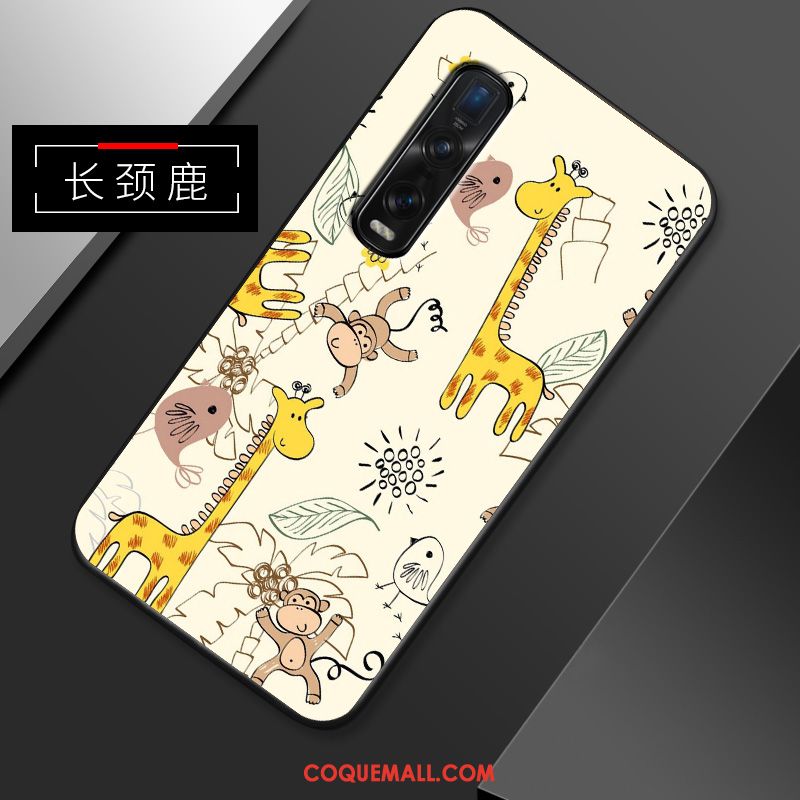 Étui Oppo Find X2 Pro Dessin Animé Incassable Tout Compris, Coque Oppo Find X2 Pro En Silicone Petit