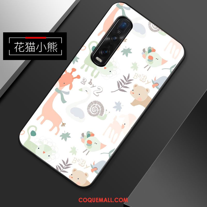 Étui Oppo Find X2 Pro Dessin Animé Incassable Tout Compris, Coque Oppo Find X2 Pro En Silicone Petit