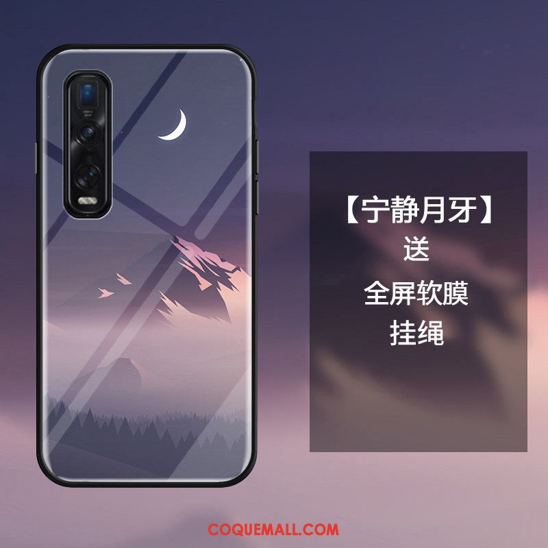 Étui Oppo Find X2 Pro Rêver Tout Compris Créatif, Coque Oppo Find X2 Pro Simple Incassable