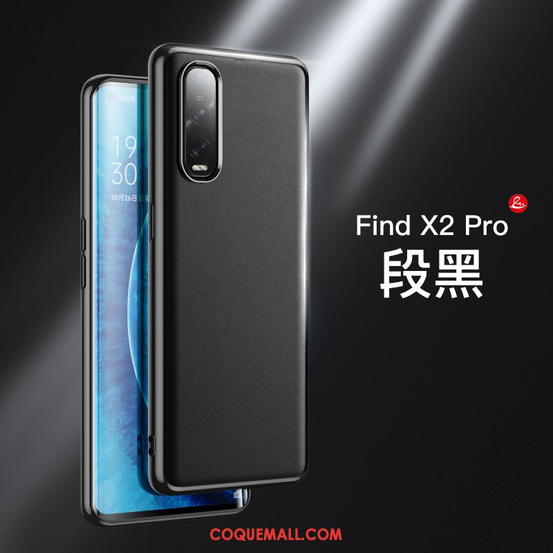 Étui Oppo Find X2 Pro Téléphone Portable Silicone Personnalité, Coque Oppo Find X2 Pro Fluide Doux Accessoires Orange