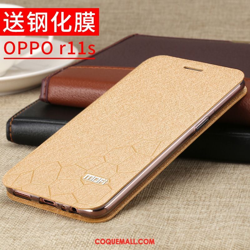 Étui Oppo R11s Amoureux Incassable Tout Compris, Coque Oppo R11s Protection Délavé En Daim