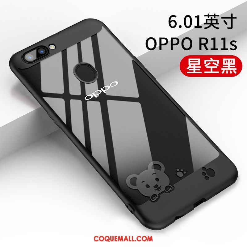 Étui Oppo R11s Charmant Protection Créatif, Coque Oppo R11s Marque De Tendance Transparent