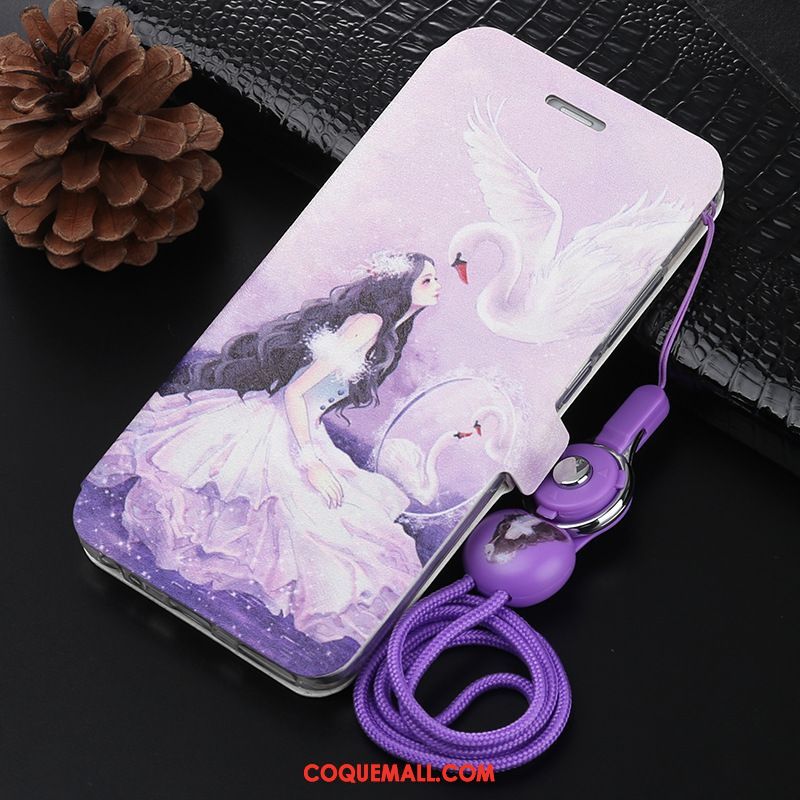 Étui Oppo R11s Charmant Téléphone Portable Tout Compris, Coque Oppo R11s Violet Dessin Animé