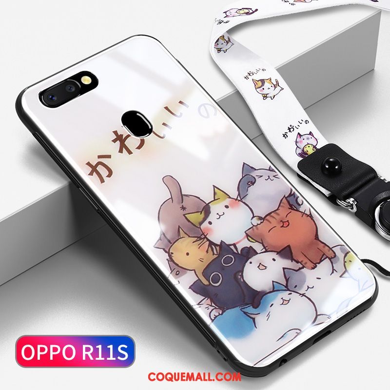 Étui Oppo R11s Dessin Animé Personnalité Tout Compris, Coque Oppo R11s Ornements Suspendus Téléphone Portable