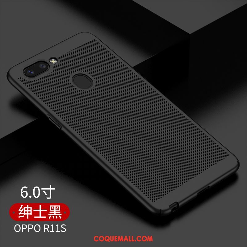 Étui Oppo R11s Frais Délavé En Daim Simple, Coque Oppo R11s Or Difficile