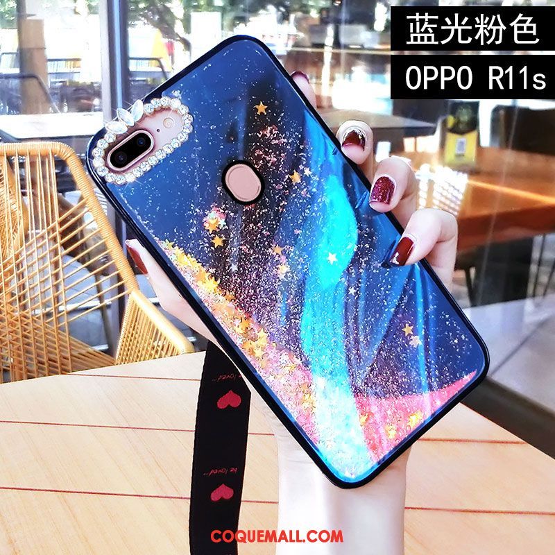 Étui Oppo R11s Incassable Téléphone Portable Personnalité, Coque Oppo R11s Créatif Ornements Suspendus