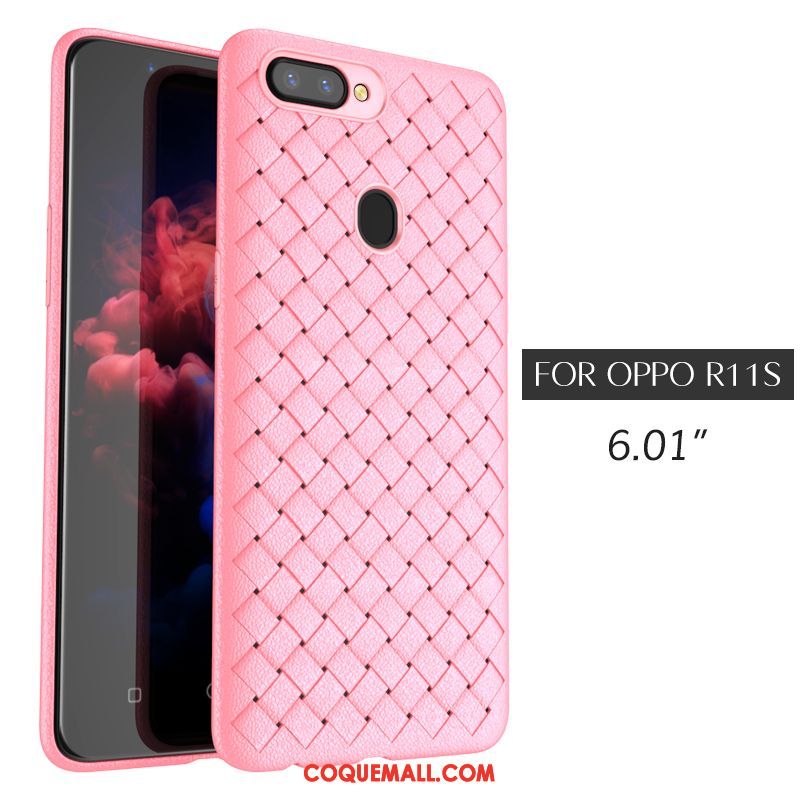 Étui Oppo R11s Noir Fluide Doux Personnalité, Coque Oppo R11s Protection Antidérapant