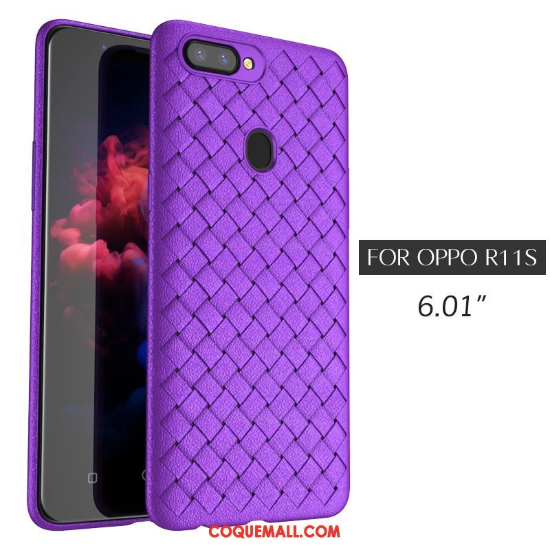 Étui Oppo R11s Noir Fluide Doux Personnalité, Coque Oppo R11s Protection Antidérapant