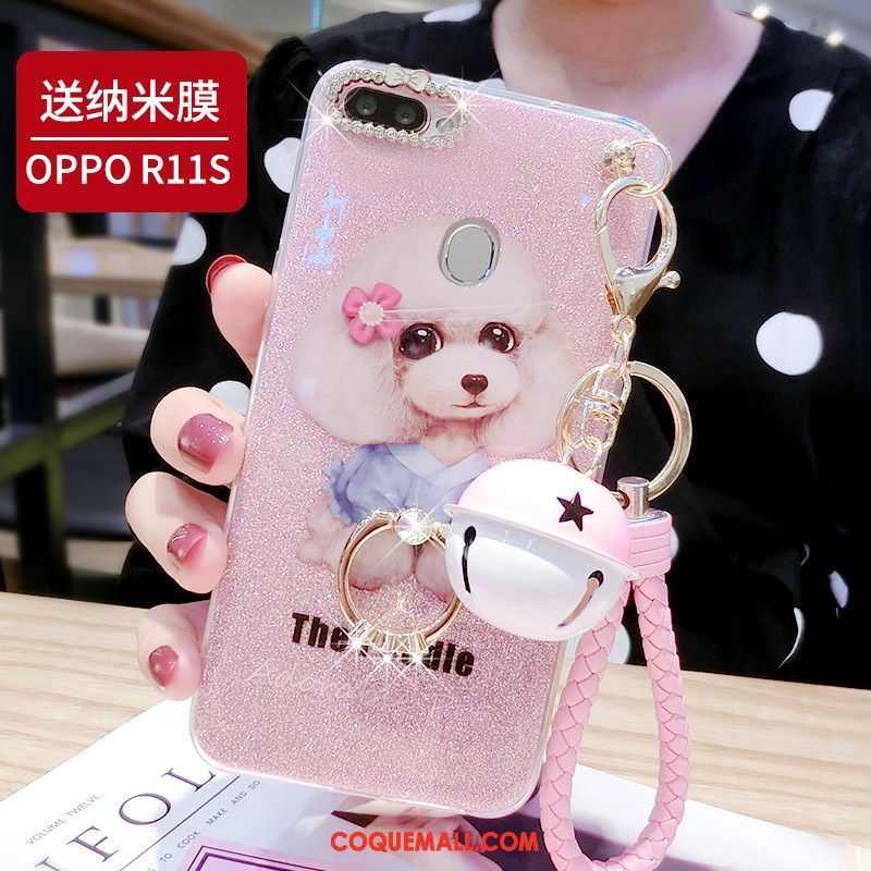 Étui Oppo R11s Petit Rose Frais, Coque Oppo R11s Coque En Silicone Téléphone Portable