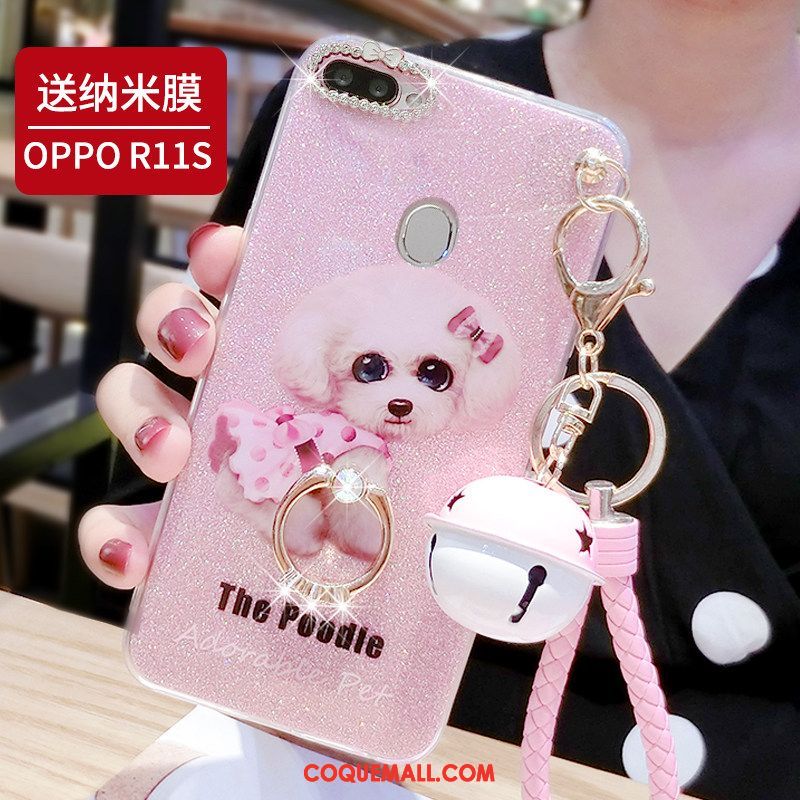 Étui Oppo R11s Petit Rose Frais, Coque Oppo R11s Coque En Silicone Téléphone Portable