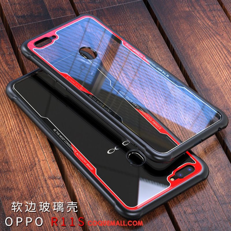 Étui Oppo R11s Rouge Personnalité Protection, Coque Oppo R11s Incassable Silicone