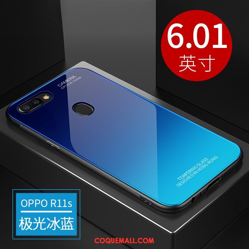 Étui Oppo R11s Silicone Tempérer Tout Compris, Coque Oppo R11s Verre Personnalité