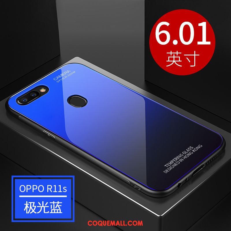 Étui Oppo R11s Silicone Tempérer Tout Compris, Coque Oppo R11s Verre Personnalité