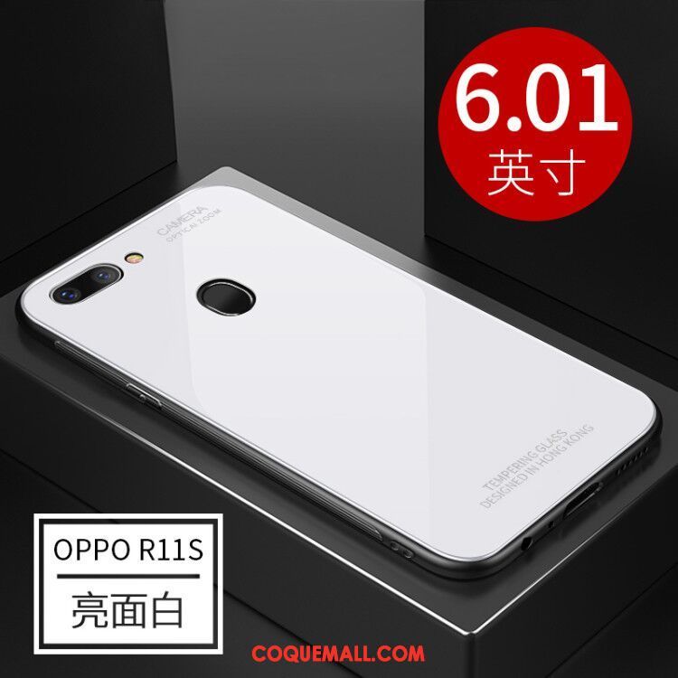 Étui Oppo R11s Silicone Tempérer Tout Compris, Coque Oppo R11s Verre Personnalité