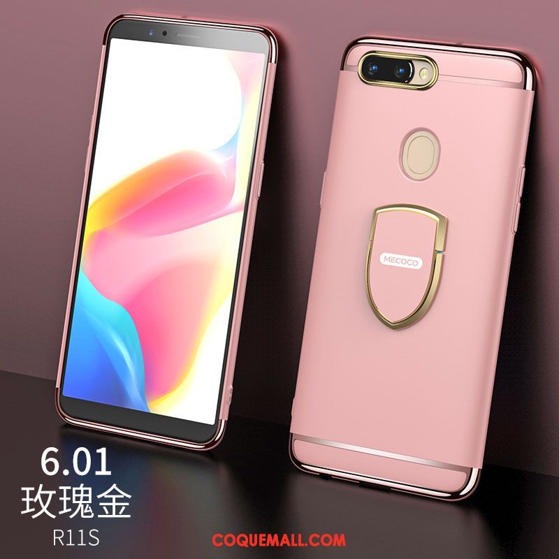 Étui Oppo R11s Tout Compris Rouge Incassable, Coque Oppo R11s Personnalité Tendance