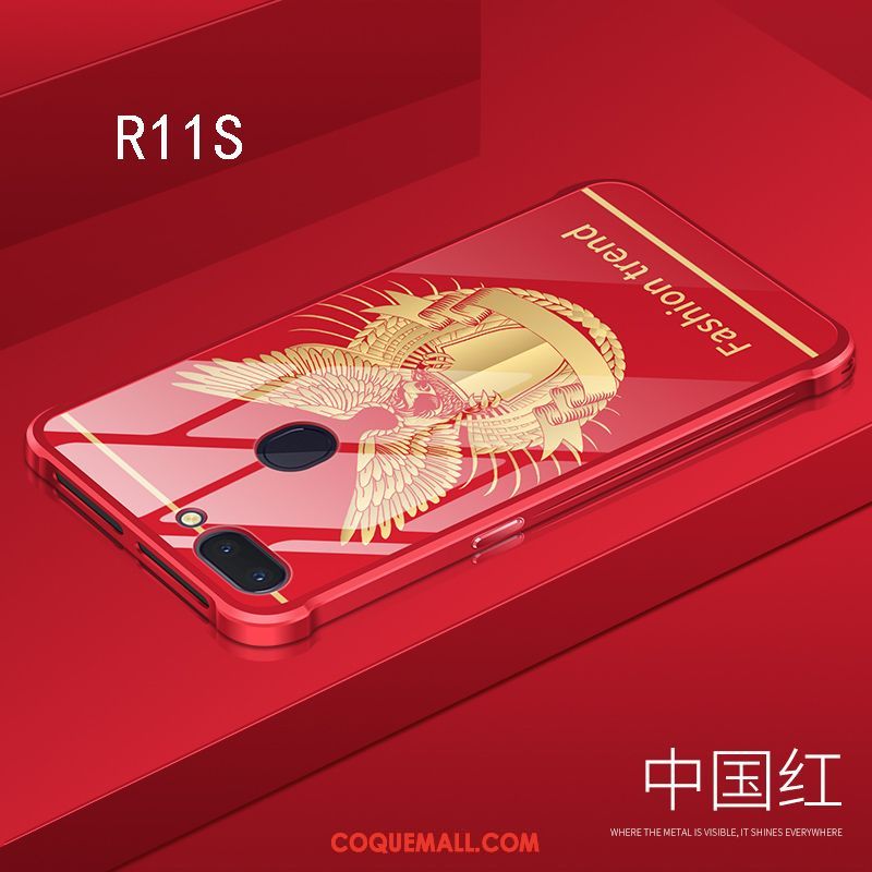 Étui Oppo R11s Étoile Net Rouge Créatif, Coque Oppo R11s Marque De Tendance Personnalité