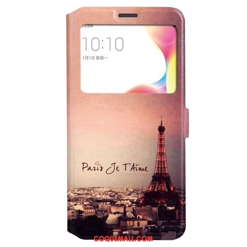 Étui Oppo R11s Étui En Cuir Incassable Windows, Coque Oppo R11s Fluide Doux Dessin Animé