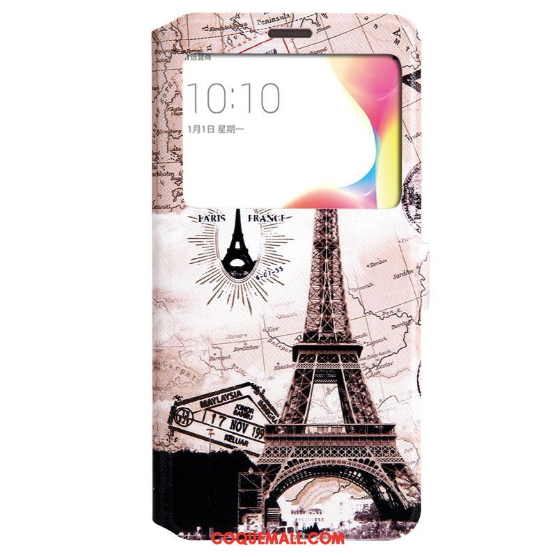 Étui Oppo R11s Étui En Cuir Incassable Windows, Coque Oppo R11s Fluide Doux Dessin Animé