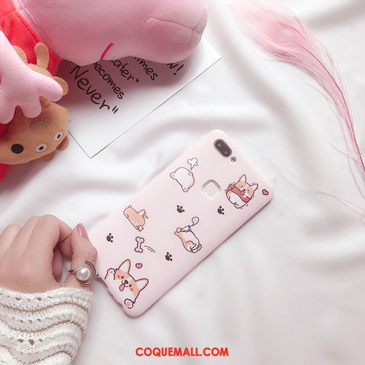 Étui Oppo R15 Charmant Mignonne Tendance, Coque Oppo R15 Fluide Doux Rose