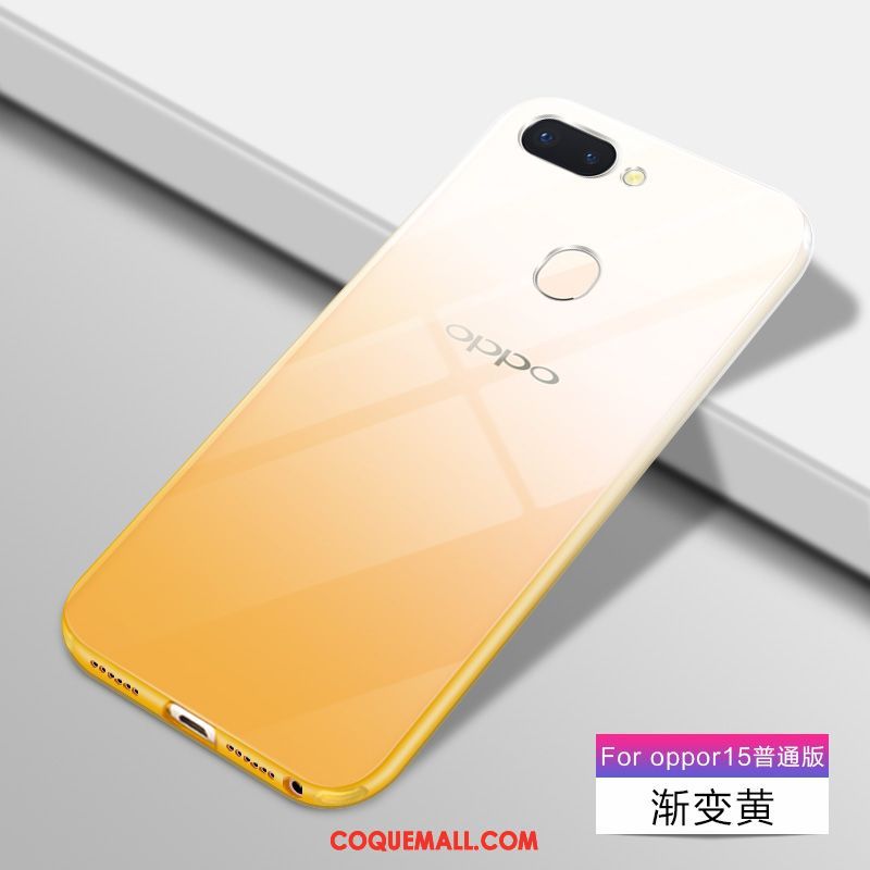 Étui Oppo R15 Créatif Couvercle Arrière Nouveau, Coque Oppo R15 Silicone Bleu