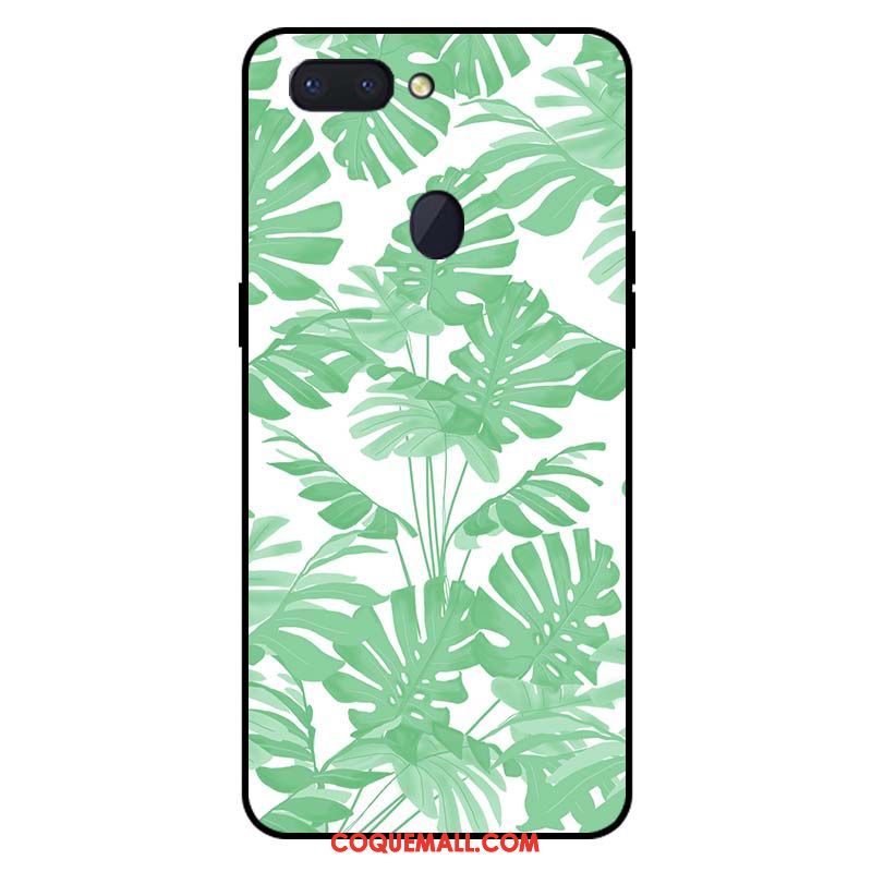 Étui Oppo R15 Fluide Doux Créatif Téléphone Portable, Coque Oppo R15 Personnalité Vert