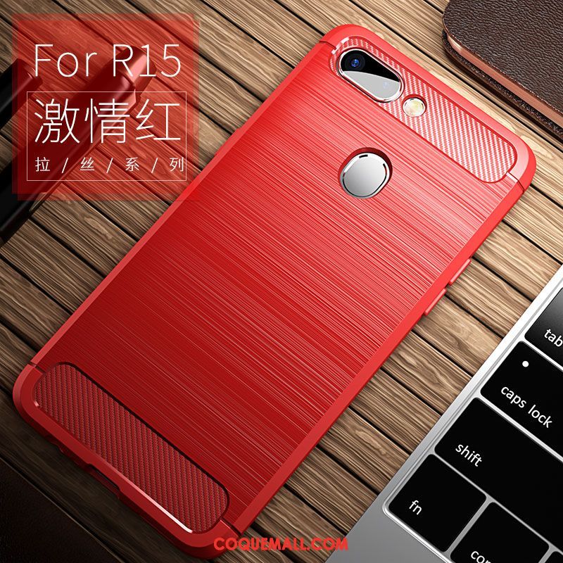 Étui Oppo R15 Incassable Fluide Doux Silicone, Coque Oppo R15 Tendance Téléphone Portable