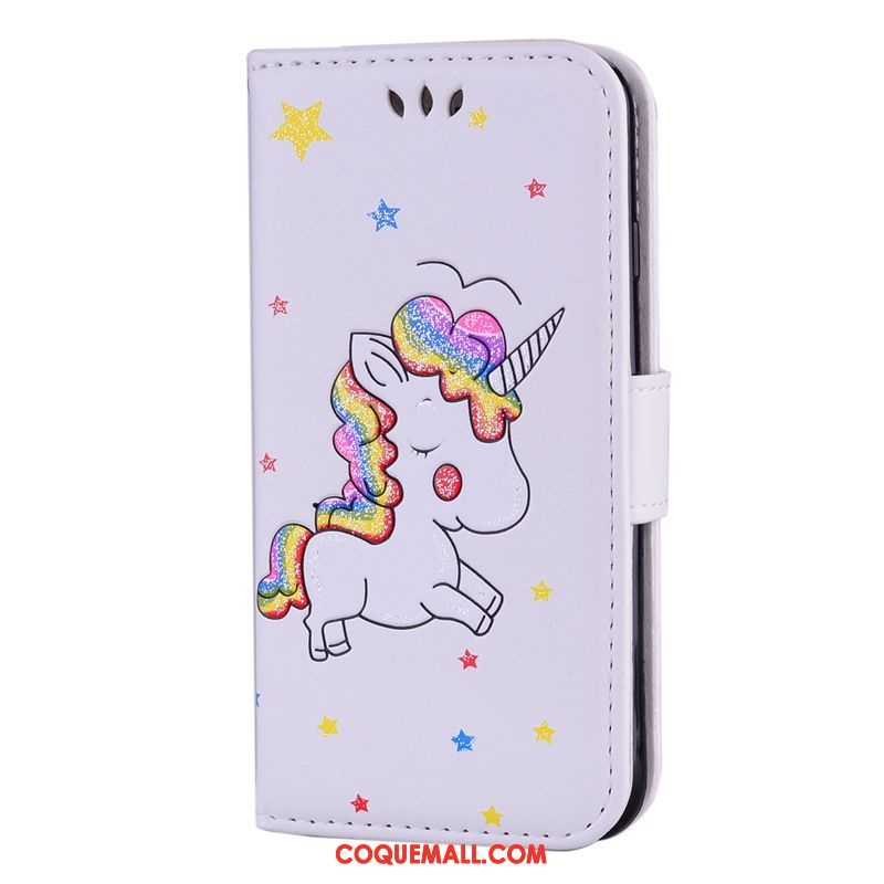 Étui Oppo R15 Pro Bleu Dessin Animé Protection, Coque Oppo R15 Pro Étui En Cuir Téléphone Portable