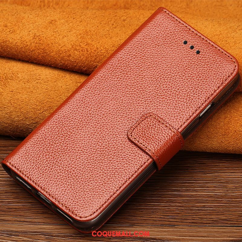 Étui Oppo R15 Pro Clamshell Cuir Portefeuille, Coque Oppo R15 Pro Carte Tout Compris