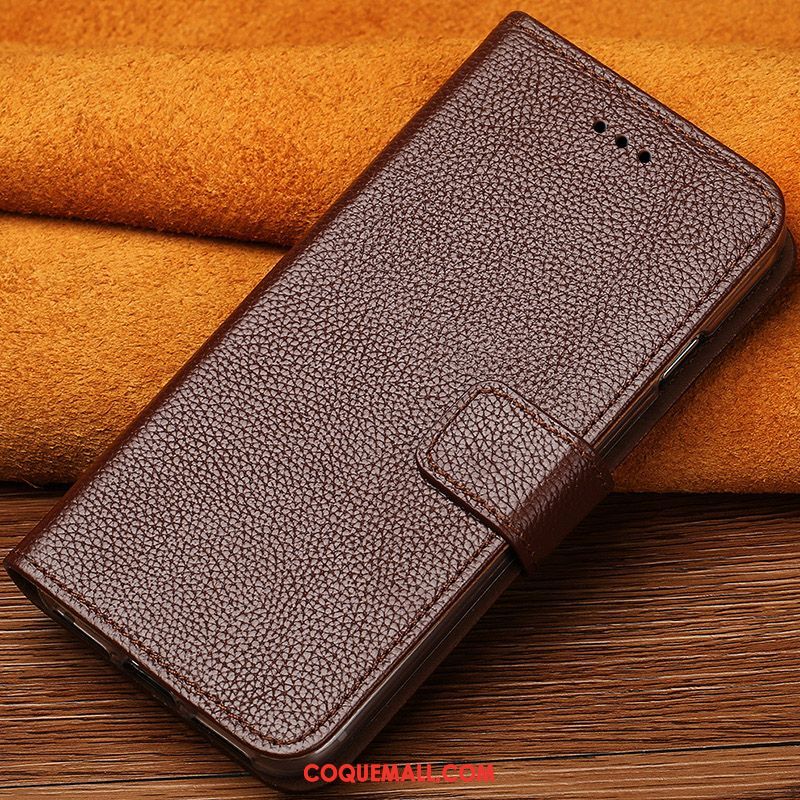 Étui Oppo R15 Pro Clamshell Cuir Portefeuille, Coque Oppo R15 Pro Carte Tout Compris