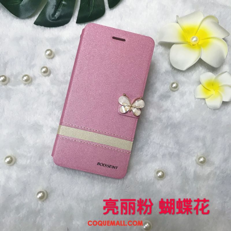 Étui Oppo R15 Pro Clamshell Incassable Rose, Coque Oppo R15 Pro Étui En Cuir Protection