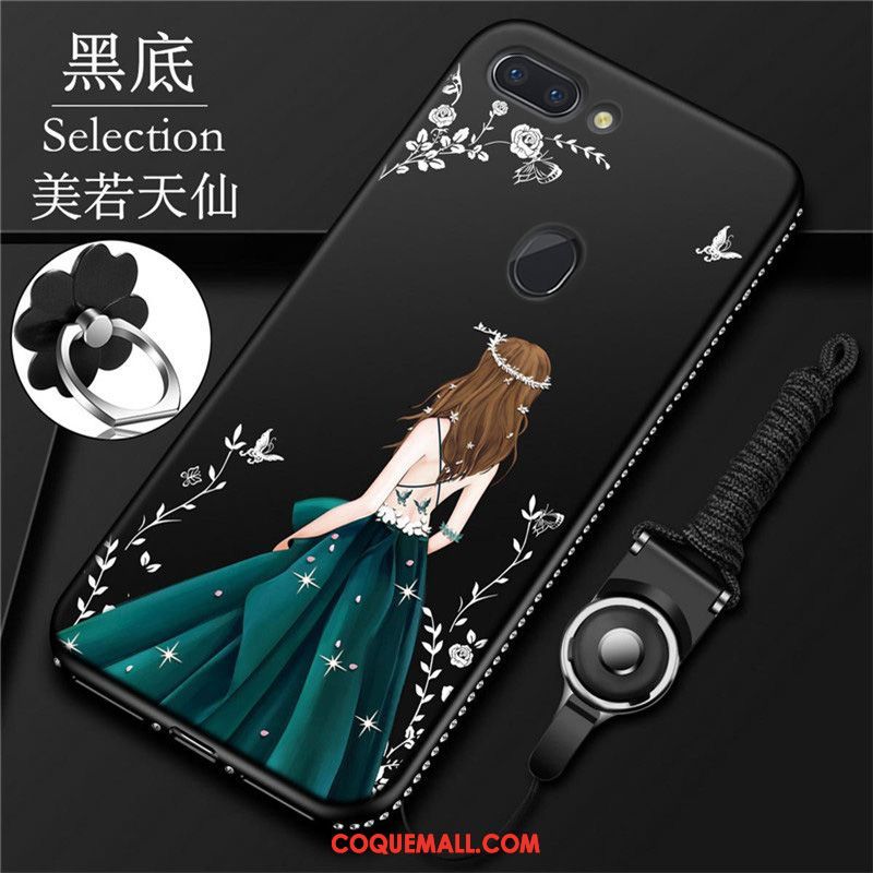 Étui Oppo R15 Pro Fluide Doux Incassable Délavé En Daim, Coque Oppo R15 Pro Protection Étoile