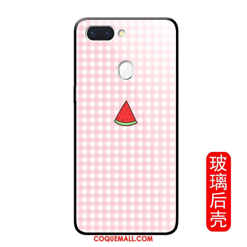 Étui Oppo R15 Pro Net Rouge Fruit Incassable, Coque Oppo R15 Pro Téléphone Portable Créatif