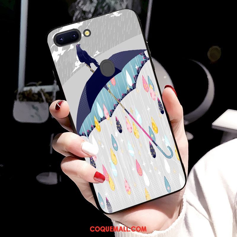 Étui Oppo R15 Pro Style Chinois Vert Téléphone Portable, Coque Oppo R15 Pro Fluide Doux Peinture