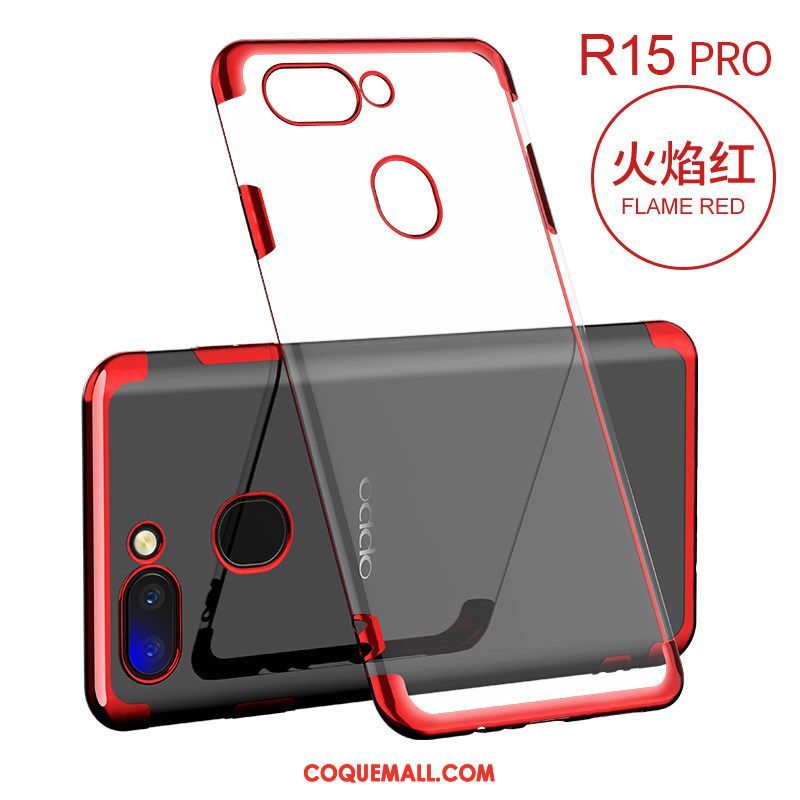 Étui Oppo R15 Pro Très Mince Incassable Marque De Tendance, Coque Oppo R15 Pro Étoile Or