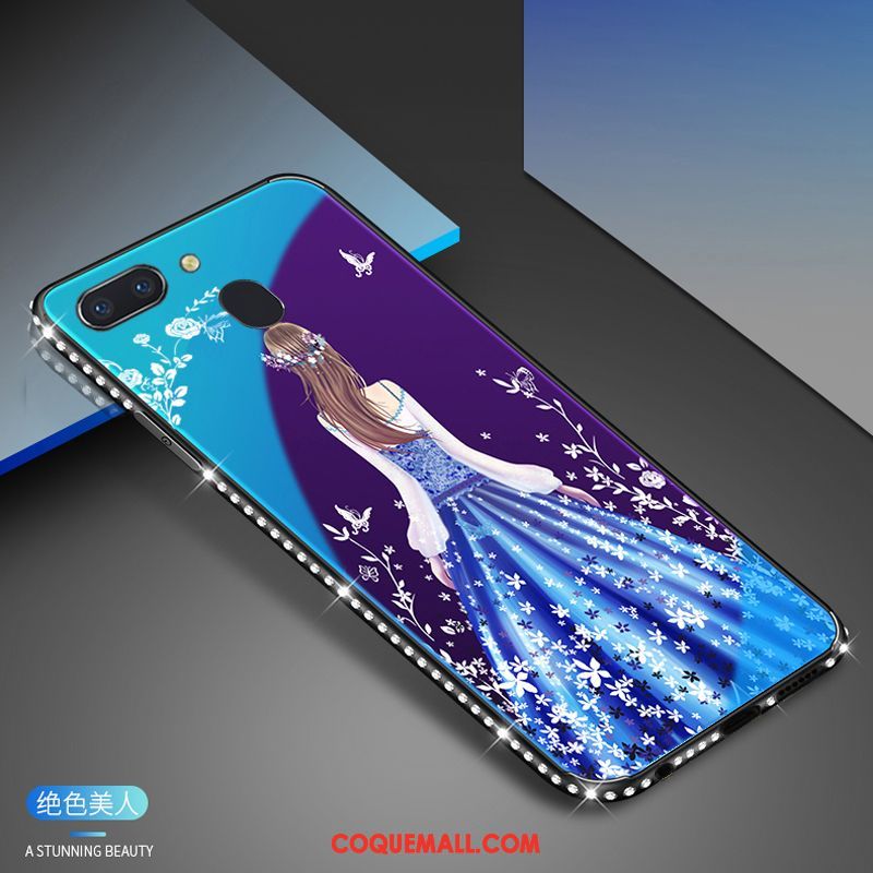 Étui Oppo R15 Pro Téléphone Portable Blanc Verre Trempé, Coque Oppo R15 Pro