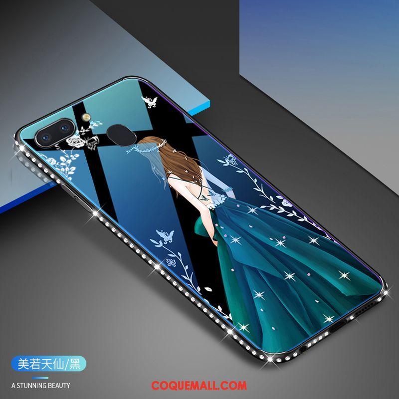 Étui Oppo R15 Pro Téléphone Portable Blanc Verre Trempé, Coque Oppo R15 Pro