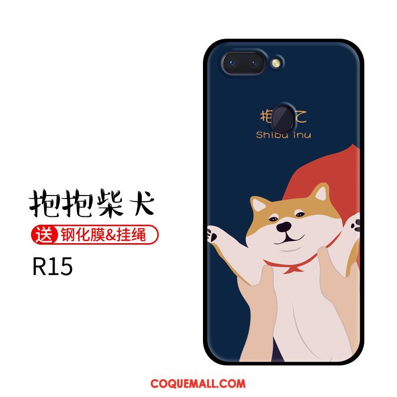 Étui Oppo R15 Protection Chiens Charmant, Coque Oppo R15 Téléphone Portable Tendance