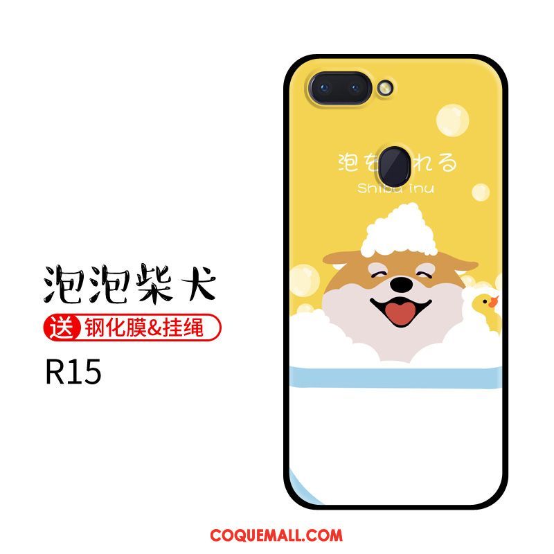 Étui Oppo R15 Protection Chiens Charmant, Coque Oppo R15 Téléphone Portable Tendance