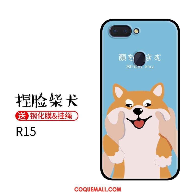 Étui Oppo R15 Protection Chiens Charmant, Coque Oppo R15 Téléphone Portable Tendance