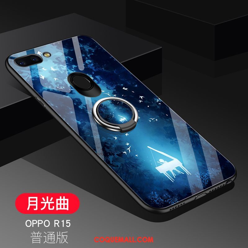 Étui Oppo R15 Silicone Amoureux Charmant, Coque Oppo R15 Fluide Doux Verre