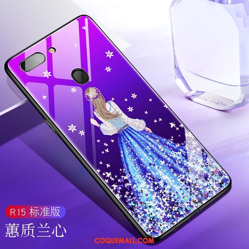 Étui Oppo R15 Silicone Fluide Doux Ornements Suspendus, Coque Oppo R15 Amoureux Très Mince