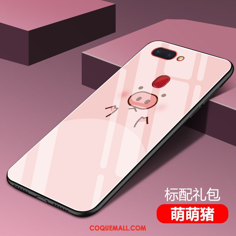 Étui Oppo R15 Tendance Étoile Net Rouge, Coque Oppo R15 Charmant Rose