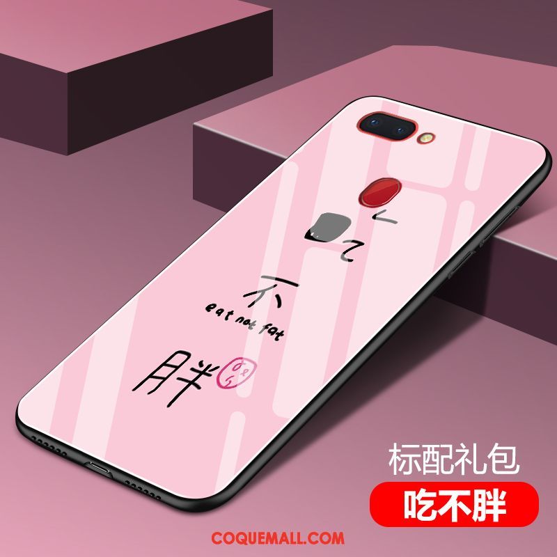 Étui Oppo R15 Tendance Étoile Net Rouge, Coque Oppo R15 Charmant Rose