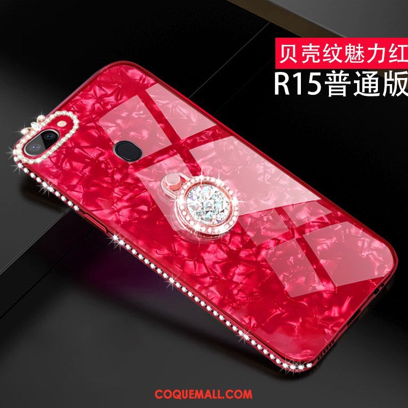 Étui Oppo R15 Tout Compris Rouge Tendance, Coque Oppo R15 Téléphone Portable Coquille