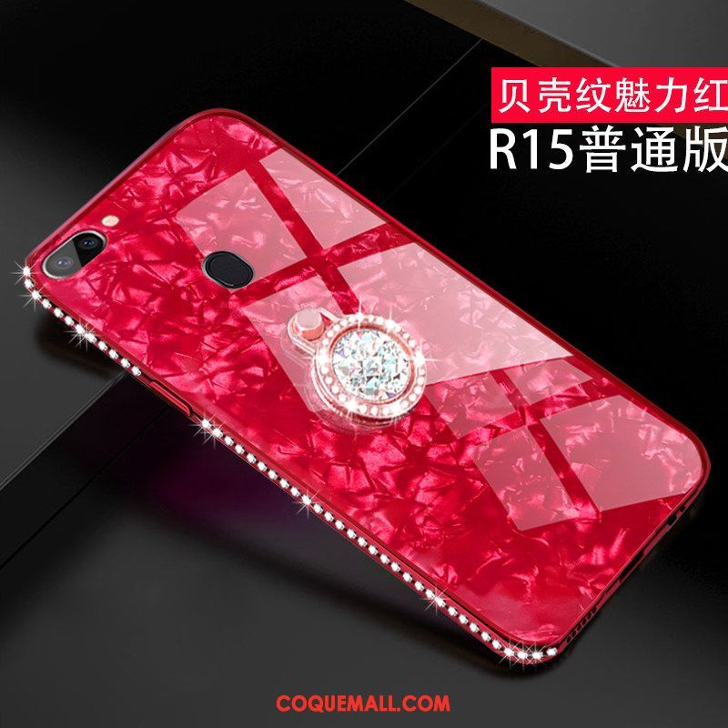 Étui Oppo R15 Tout Compris Rouge Tendance, Coque Oppo R15 Téléphone Portable Coquille