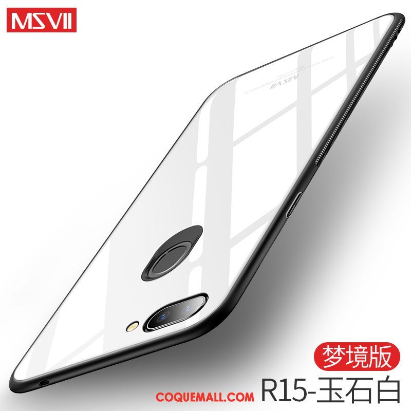 Étui Oppo R15 Très Mince Incassable Créatif, Coque Oppo R15 Téléphone Portable Verre