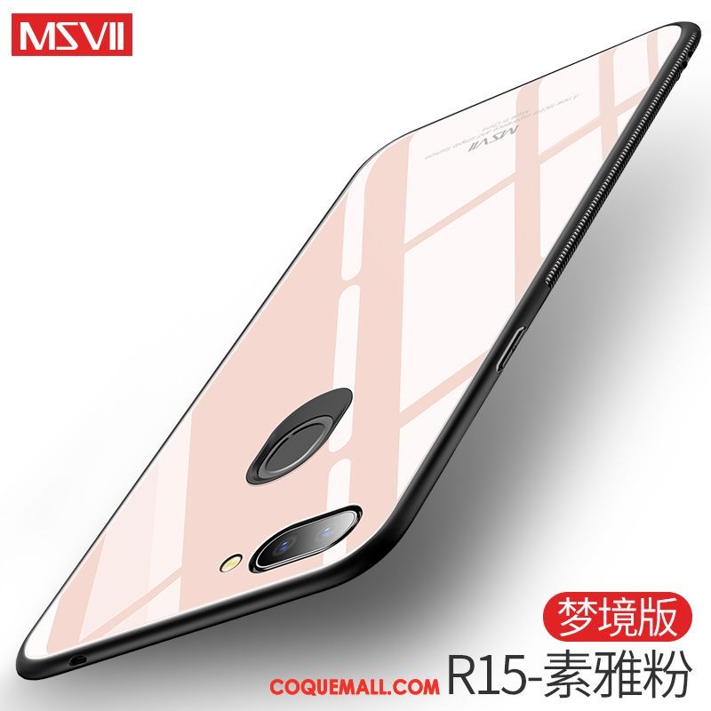 Étui Oppo R15 Très Mince Incassable Créatif, Coque Oppo R15 Téléphone Portable Verre